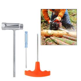 Unbrande 032895791988 Chainsaw Accessories Sleeve Screwdriver Wrench Set Tool Fits For