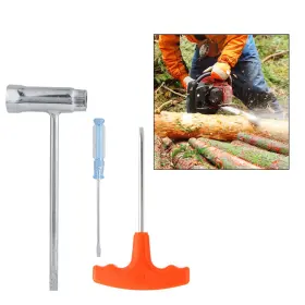 Unbrande 032895791988 Chainsaw Accessories Sleeve Screwdriver Wrench Set Tool Fits For