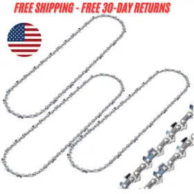 Unco 810142203982 Unco- Chainsaw Chain 16 Inch 3 Pack 3/8 Lp Pitch 0.05 Gauge 56 Drive Link