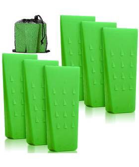 Unco Hxqa006u410vc Unco- Tree Felling Wedges With Spikes 5.5 Inch 6 Pcs Green Storage