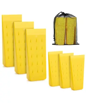 Irlx006u410vc Unco Unco- Tree Felling Wedges With Spikes 5.5 Inch And 8 6 Pcs Yellow S