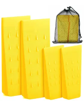 Ocny004u439vc Unco Tree Felling Wedges With Spikes 4 Pcs 5.5 Inch And 8 Yellow Plastic Wed
