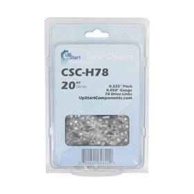 Upstart Battery 719417334409 Components 6 Pack Replacement 20-inch H78 20bpx Chainsaw Chain For Ec