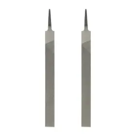 Uxcell 614462024872 2pcs Flat Thin Cut File 8 Inch Double Teeth High Carbon Steel Without Handle