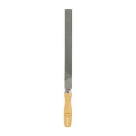 Uxcell 614462027941 Flat Thin Cut File 10 Inch Double Teeth High Carbon Steel With Wood Handle