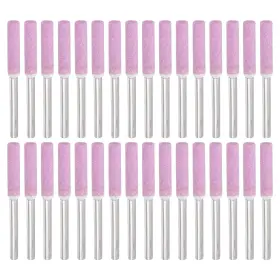 Uxcell 639664818449 32pcs 3/16 Inch Diamond Chainsaw Sharpener Sharpening Stone Grinding File Pink