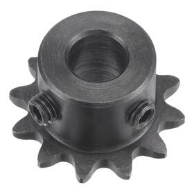 Uxcell A21121100ux0283 12 Tooth Roller Sprocket B Type #25 Chain Single Strand 1/4 Inch 8mm
