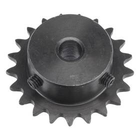 Uxcell A21121100ux0353 21 Tooth Roller Sprocket B Type #25 Chain Single Strand 1/4 Inch 8mm