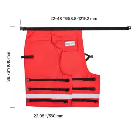 Vevor 197988997849 Chainsaw Chaps Wrap Class D 8 Layers Style Pants With Adjustable