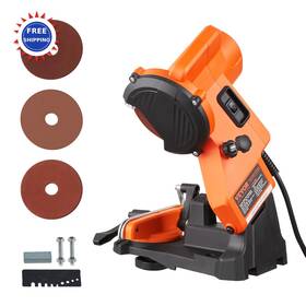Vevor 840349949390 Electric Chainsaw Sharpener 140w 5700rpm Bench Saw Chain Sharpening Tool