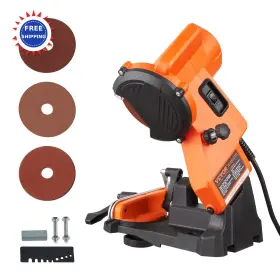 Vevor 840349949390 Electric Chainsaw Sharpener 140w 5700rpm Bench Saw Chain Sharpening Tool