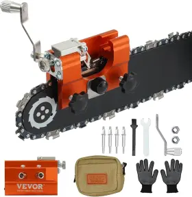 Cy-sdgj1 Vevor Chainsaw Sharpener Jig Kit Hand Cranked Tool For 4 Inch -22 Chain
