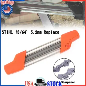 H032-a010-g Vipjq 2 In 1 Easy File Chainsaw Chain Sharpening Tool Fit Stihl 13/64 Inch 5.2mm Replace
