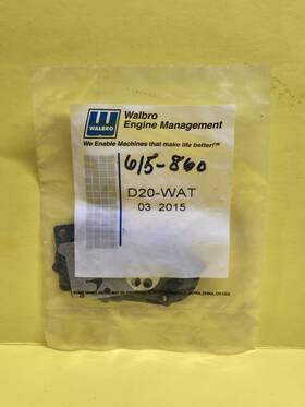 Walbro 615-860 D20-wat Carburetor Gasket And Diaphragm Kit For Some Wa Wt Carbs