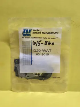 D20-wat Walbro 615-860 Carburetor Gasket And Diaphragm Kit For Some Wa Wt Carbs