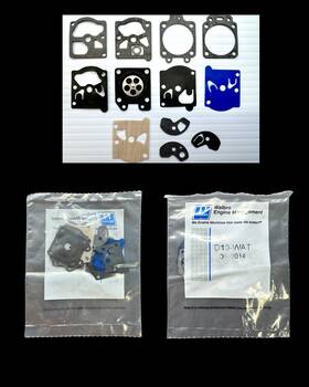 Walbro 856643005236 Lot Of 2 Oem D10-wat Carburetor Repair Kit/ Gaskets/diaphram #06-2014