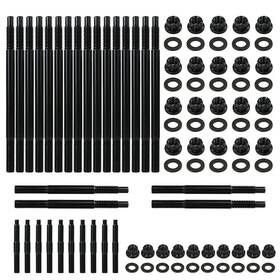 Wenjtp Ht8115b 12-point Cylinder Gasket Head Stud Bolts Nuts Kit Compatible With C... Fast Ship