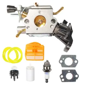 Gh0014 Wgohui Carburetor Kit Compatible With Husqvarna 445 445e 445ii 450 450e 450ii Chains