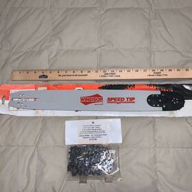 Windsor 18em50sta 18 Inch Em Mount Speed Tip Bar And Chain Sta-375 3/8 .050 Fits Husqvarna