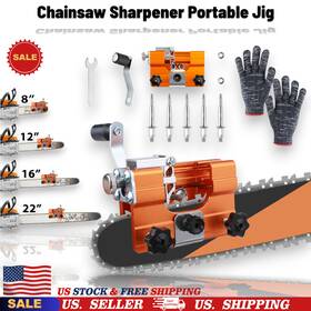 Yaccmpo Sfg-01 Chainsaw Sharpener Portable Jig With 5 Grinding Heads Fits 8 Inch -22 Chain Saws Us