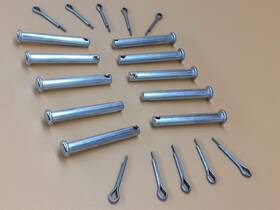 Yiyuang Debatch3-5955 Cotter Pins Replacement Simplicity Or Snapper Shear 0.245 Inch X 1.85