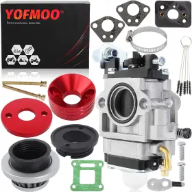 Z9044-yus Yofmoo 15mm Carburetor For 33cc 43cc 47cc 49cc 50cc 52cc 2-stroke Engine Pit
