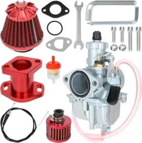 Hyq01-212 Yoxufa Vm22 Carburetor Kit 212cc Carb Replacement For Predator A-red