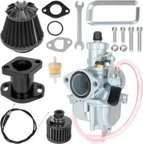 Hyq02-212 Yoxufa Vm22 26mm Carb 212cc Carburetor Kit Replacement For Predator Black