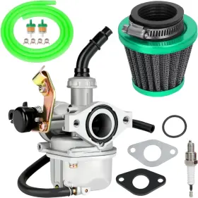 Yo-hyq-lx19-g Yoxufa Pz19 Carburetor Carb Cable Choke Replacement For 50 70 90 110cc Green