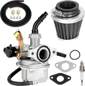 Yo-hyq-lx19-h Yoxufa Pz19 19mm Carburetor Carb Cable Choke For Sunl Roketa Taotao Black