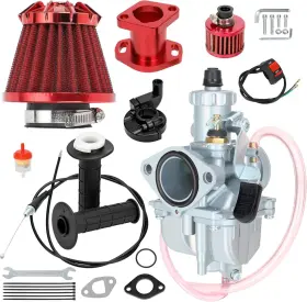Yo-hyq-ym-2401 Yoxufa Vm22 26mm Carburetor Throttle Assembly Kit Replacement For Red