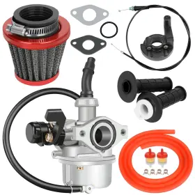 Yo-hyq04-pz19 Yoxufa Pz19 Carburetor 19mm Red With Throttle Assembly A-red