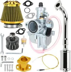 Yo-hyq09-xyq-gold Yoxufa Vm22 Carburetor For Predator 212 Muffler Stage 2 Gold