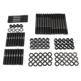 Yzqpnb 134-4001 12-point Cylinder Gasket Head Stud Bolt Kit Compatible With Chevy Small Block