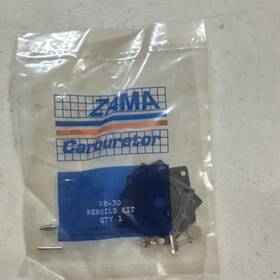 Zama Rb-30 Chainsaw Carburetor Rebuild Kit Black Metal Rubber 1 Pack