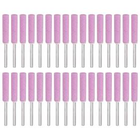 Zaplyte 783243305049 7/32 Inch Diamond Chainsaw Sharpener Sharpening Stone Grinding File Pink 32sets