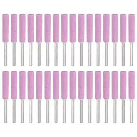 Zaplyte 783243305049 7/32 Inch Diamond Chainsaw Sharpener Sharpening Stone Grinding File Pink 32sets