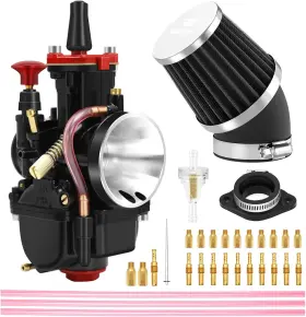 2015010019 Zsdtrp Pwk 28mm Carburetor Racing Carb Kits With Air Filter 10pcs Main Jets