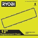 Ryobi 12 In. 0.043 Gauge Replacement Chainsaw Chain, 64 Links (single Pack) New. Price: $14.99.