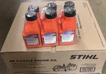 Stihl High Performance 2-CYCLE Engine Oil, 1 Gal Mix 2.6 Ounce Bottles, 48 Cs New. Price: $119.99.