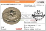 32063X Oregon Clutch Sprocket Chainsaw Stihl 045 056S 3/8" 7 Teeth New. Price: $54.48.