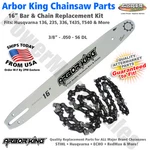 16 Chainsaw Bar & Combo 3/8 .050 Dl For Husqvarna 585422156 596009756 New. Price: $32.15.