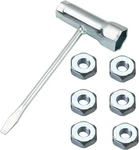 13 X 19 Mm Chainsaw Wrench Scrench And MS170 6PCS Bar Nuts Compatible Replace St New. Price: $11.83.