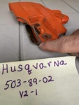 Husqvarna Chainsaw Clutch Cover. Oem 503-89-02 Used. Price: $5.00.