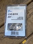 Up Start Saw Chain 20" CSC-D70 Low Profile Pitch .05 Gauge Drive Links New. Price: $19.00.