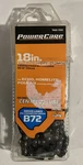 Power Care 18" Semi Chisel Saw Chain B72 462-709 Open. Price: $19.95.