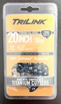 Trilink 72 Replacement Chainsaw For 20" , 0.050" Gauge 3/8" Pitch New. Price: $22.99.