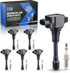 Ena Set Of 6 Iridium Spark Plug And Ignition Coil Pack Compatible With Nissan New. Price: $243.00.