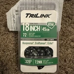 Trilink 18-IN Semi-chisel Chainsaw M72NK 25072NKTK 3.25 New. Price: $22.99.