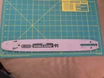 Oregon 16" ? Double Guard 91 #295055 Low Kickback Chainsaw Bar Used. Price: $14.99.